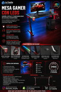 Mesa Gamer con LEDs